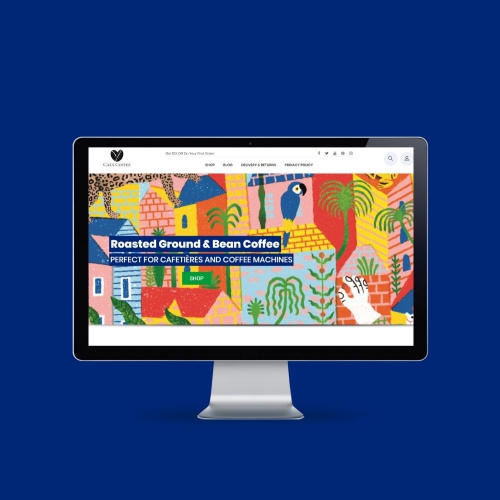 Coffee Ecommerce Web Design Zimbabwe